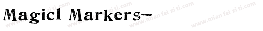Magicl Markers字体转换